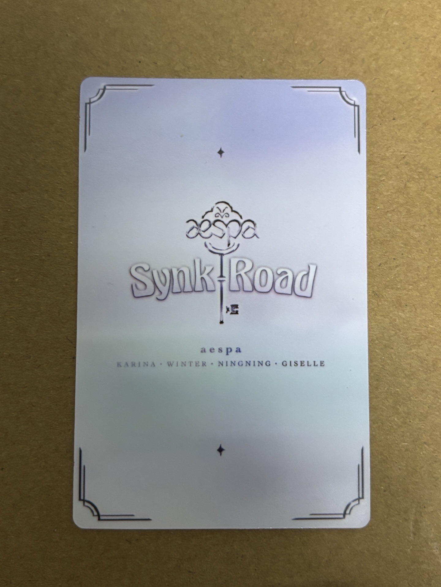 aespa Karina 柚子 團綜 Rakuten books 特典卡 樂天特典 柚-