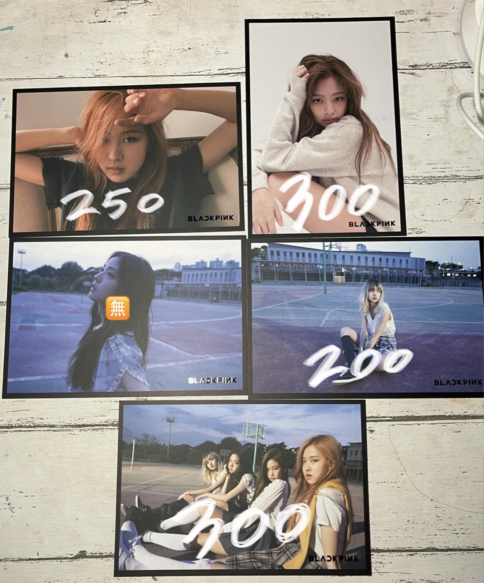 BLACKPINK 出道明信片