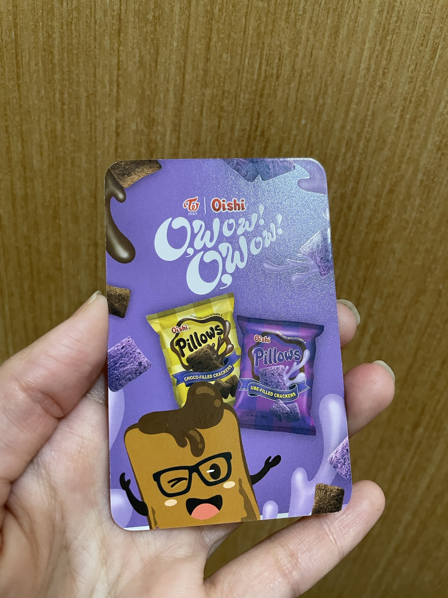 Twice_Oishi一代餅乾代言卡 團卡南&彩