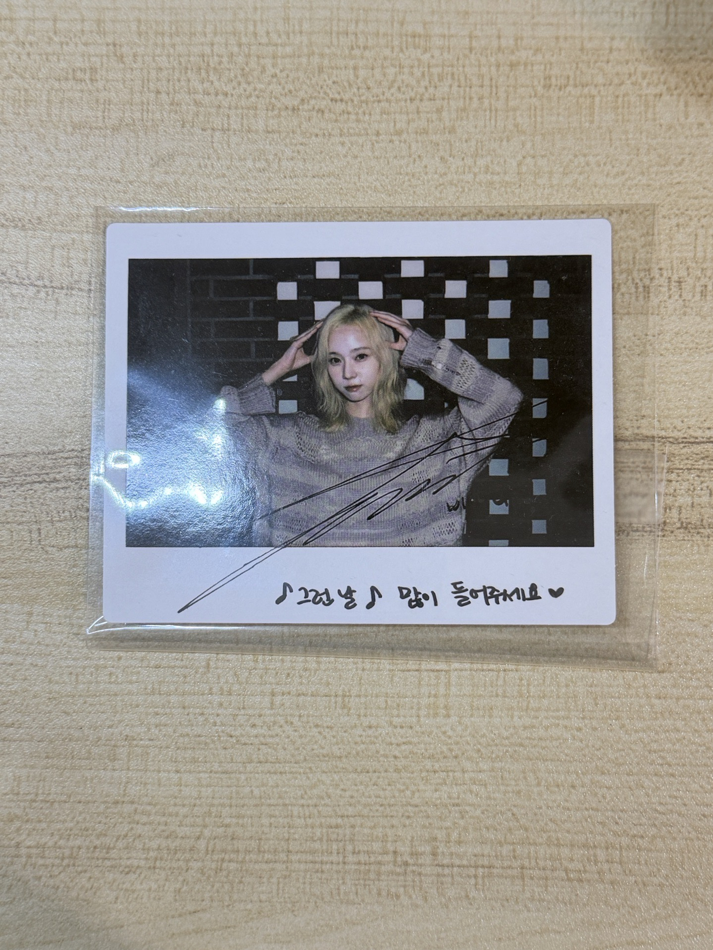 安安 冬天 機智住院醫生生活OST拍立得