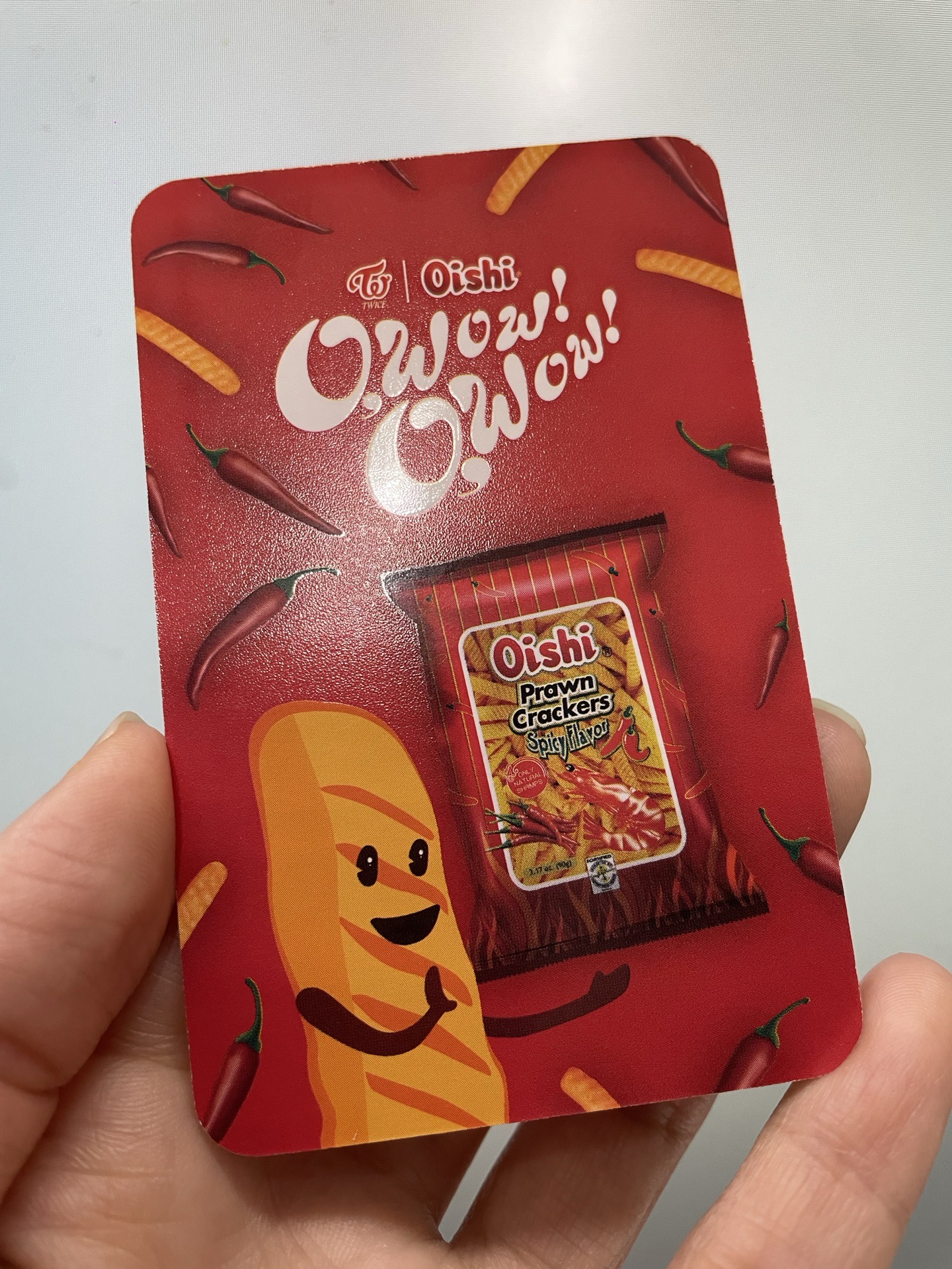 Twice_Oishi一代餅乾代言卡 團卡：志&桃