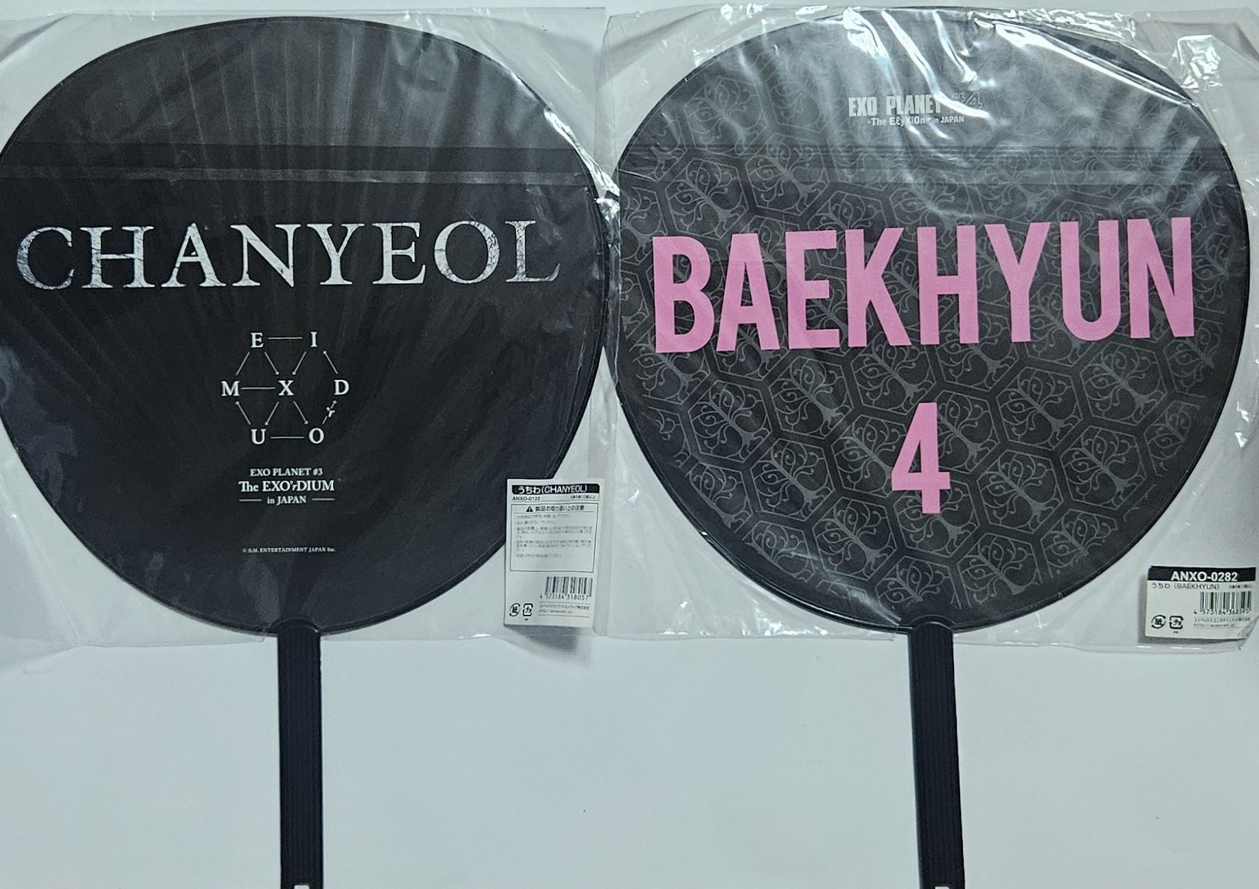 EXO 燦烈、伯賢 官方日巡大王扇