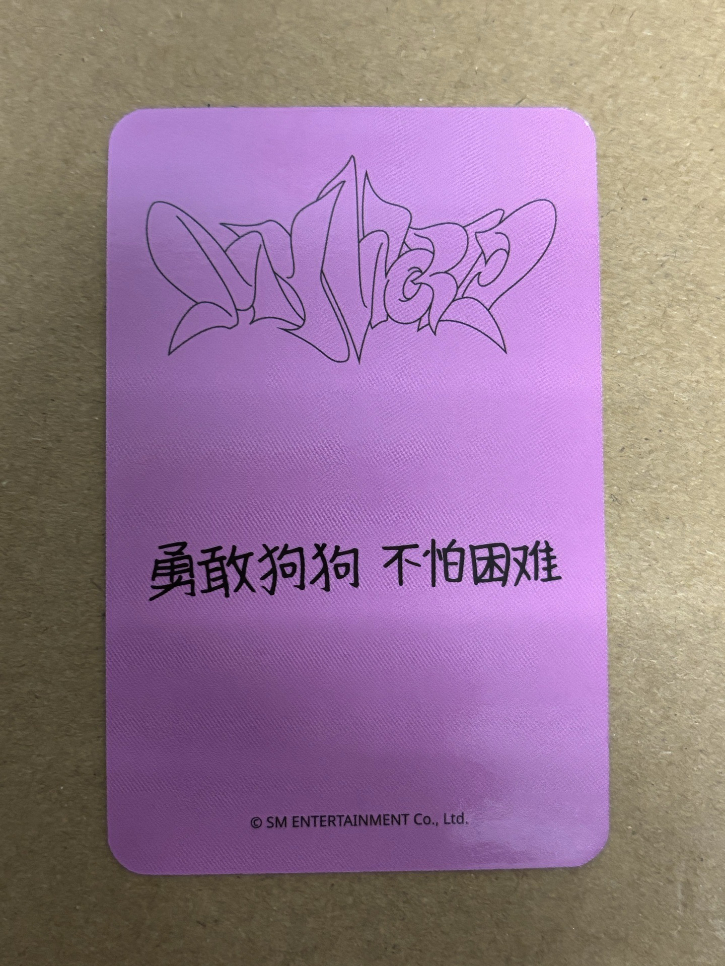 aespa Winter 冬天 MY WORLD sr 特典卡 星河預售B冬 冬-