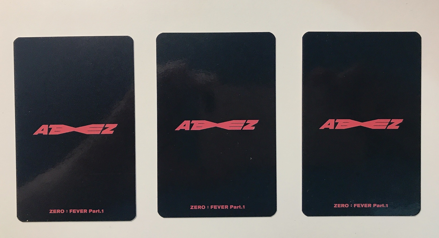 丁潤浩 姜呂尚 崔鍾浩 Fever pt.1 yes24/BR 簽售卡 （微損看說明）