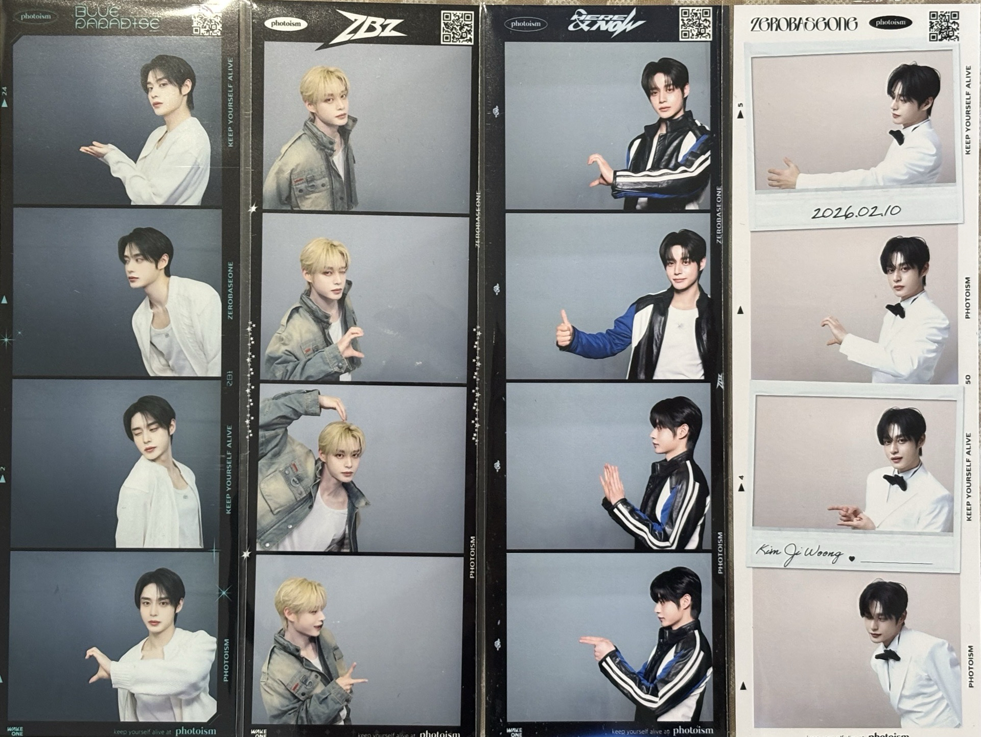 ZB1 金地雄 photoism人生四格*4 不拆售