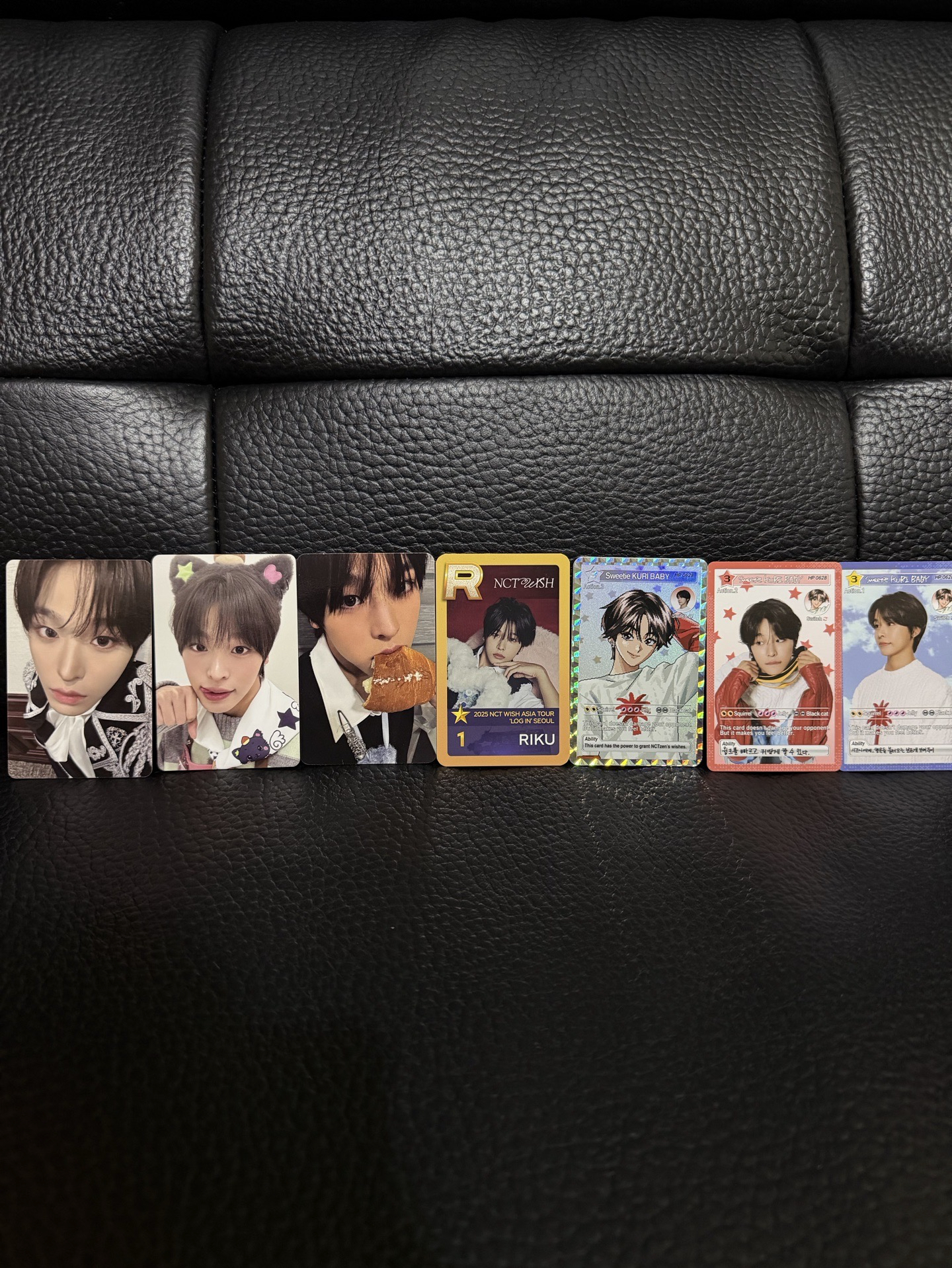 NCT Wish 隨機卡 專卡 遊戲任務卡 Riku