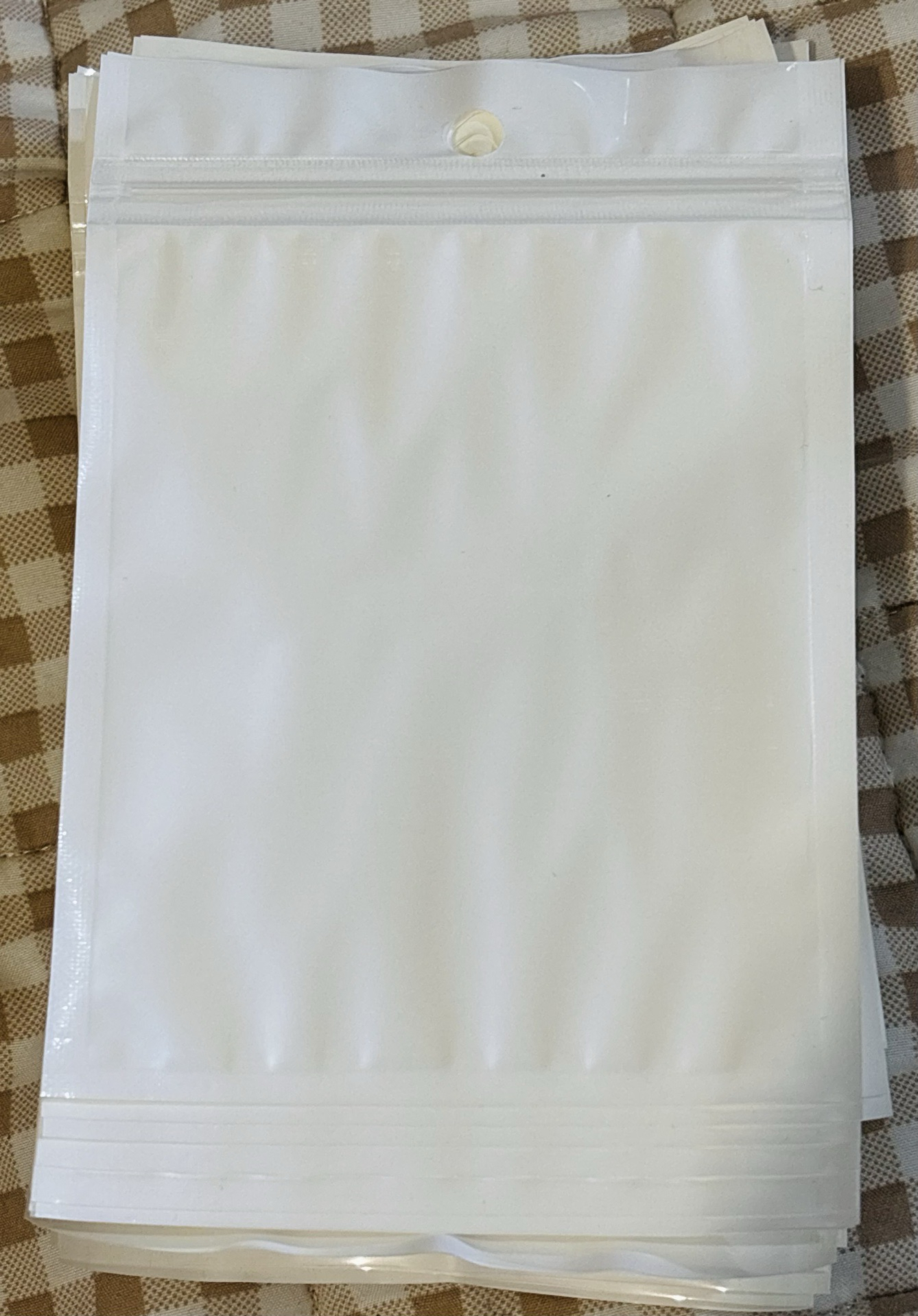 《包材》白色夾鏈袋50入不拆