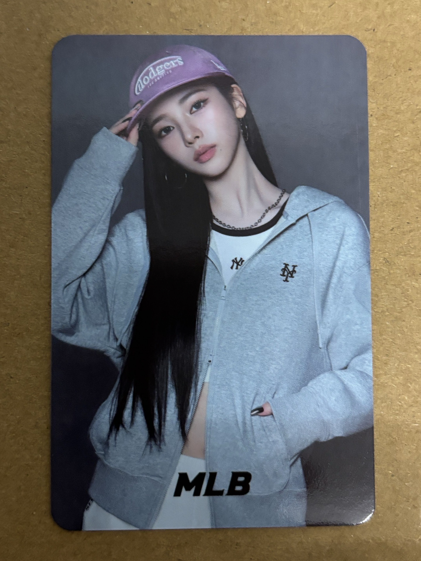 aespa Karina 柚子 代言卡 MLB 柚-01