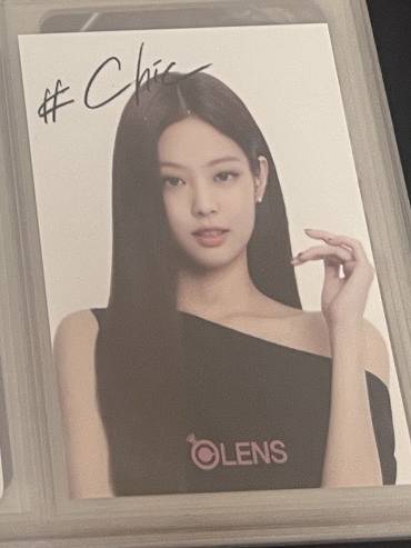 BLACKPINK JENNIE OLENS 簽售卡 多帶5