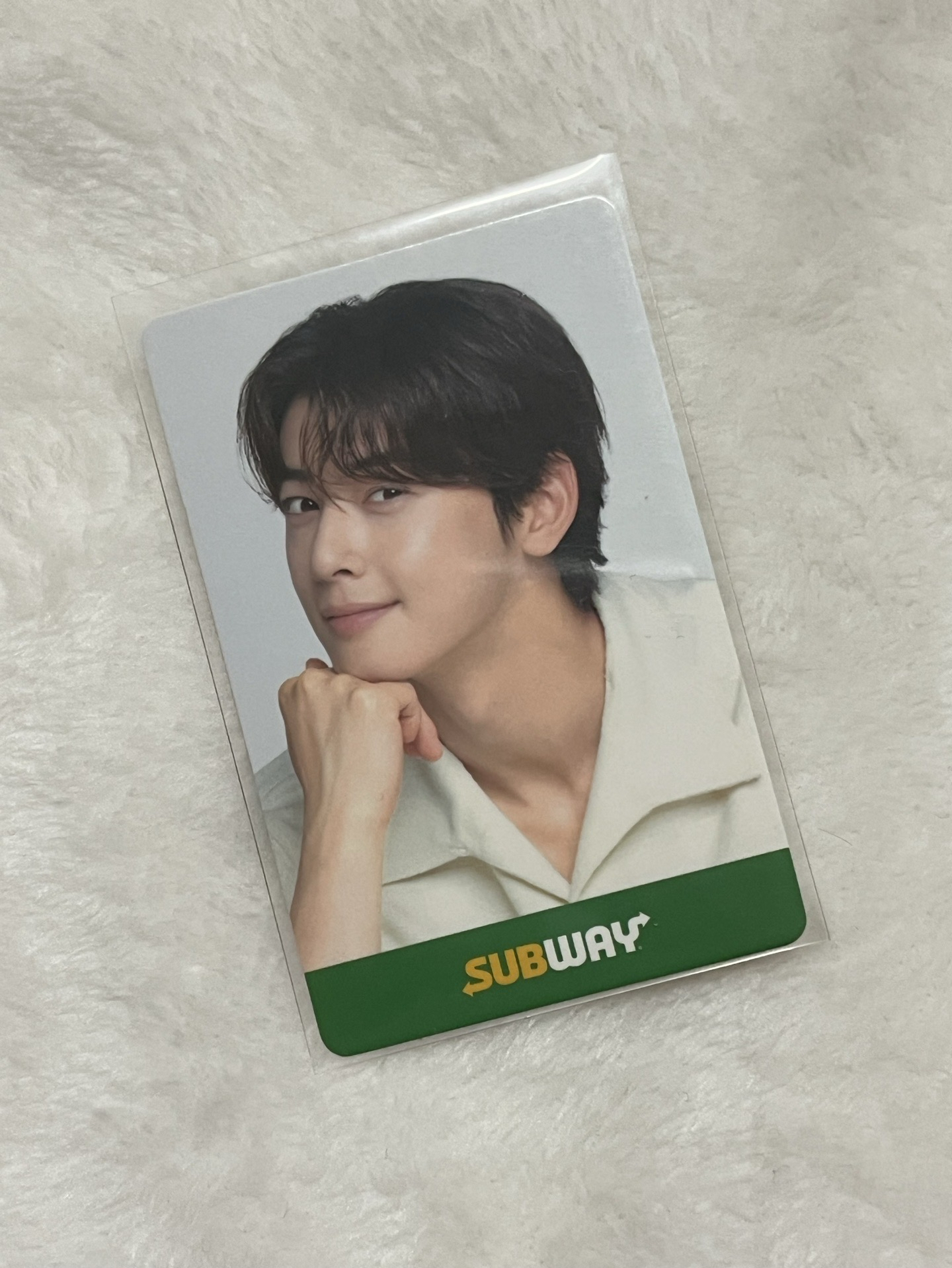 車銀優subway代言卡
