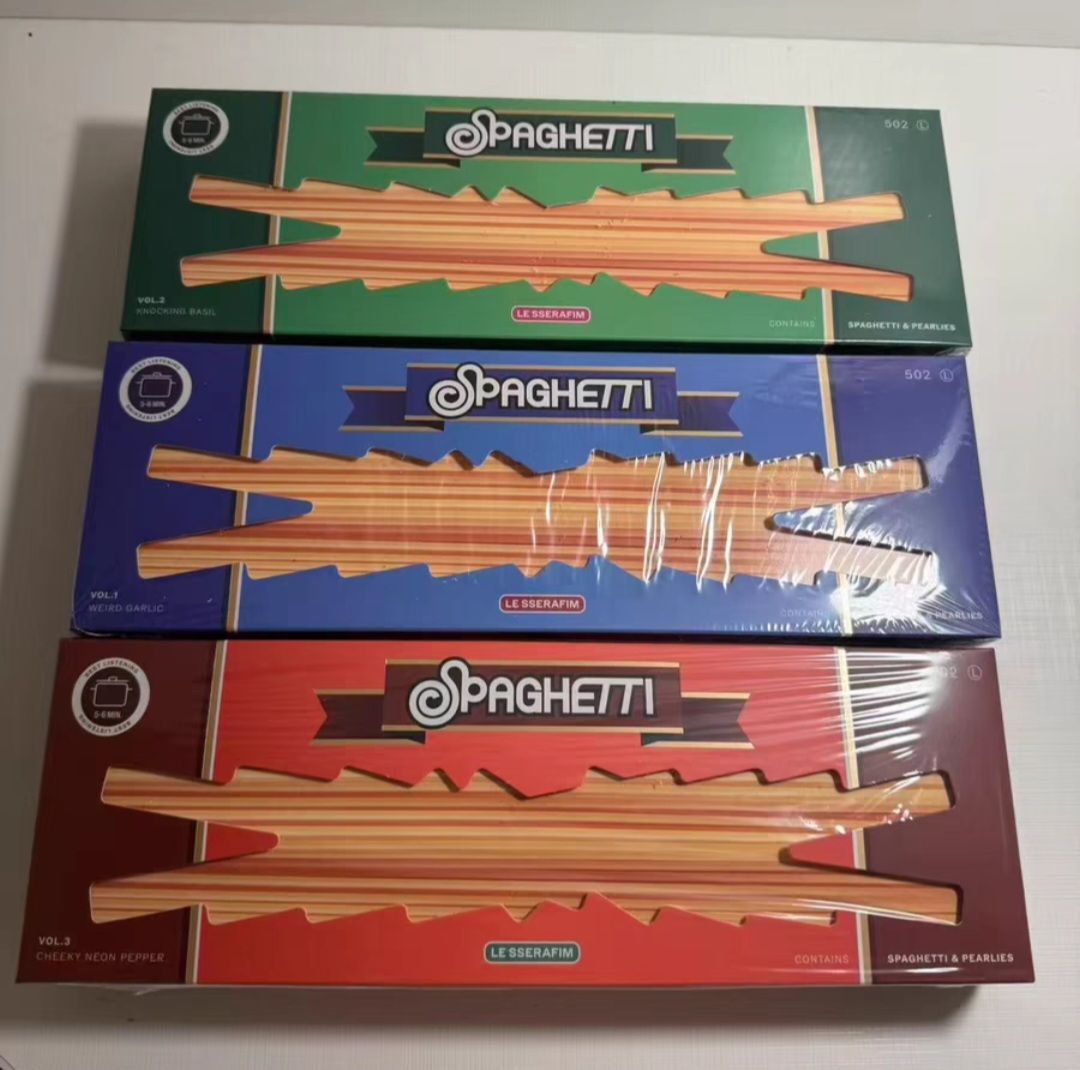 現貨 Lesserafim spaghetti pb未拆專一套