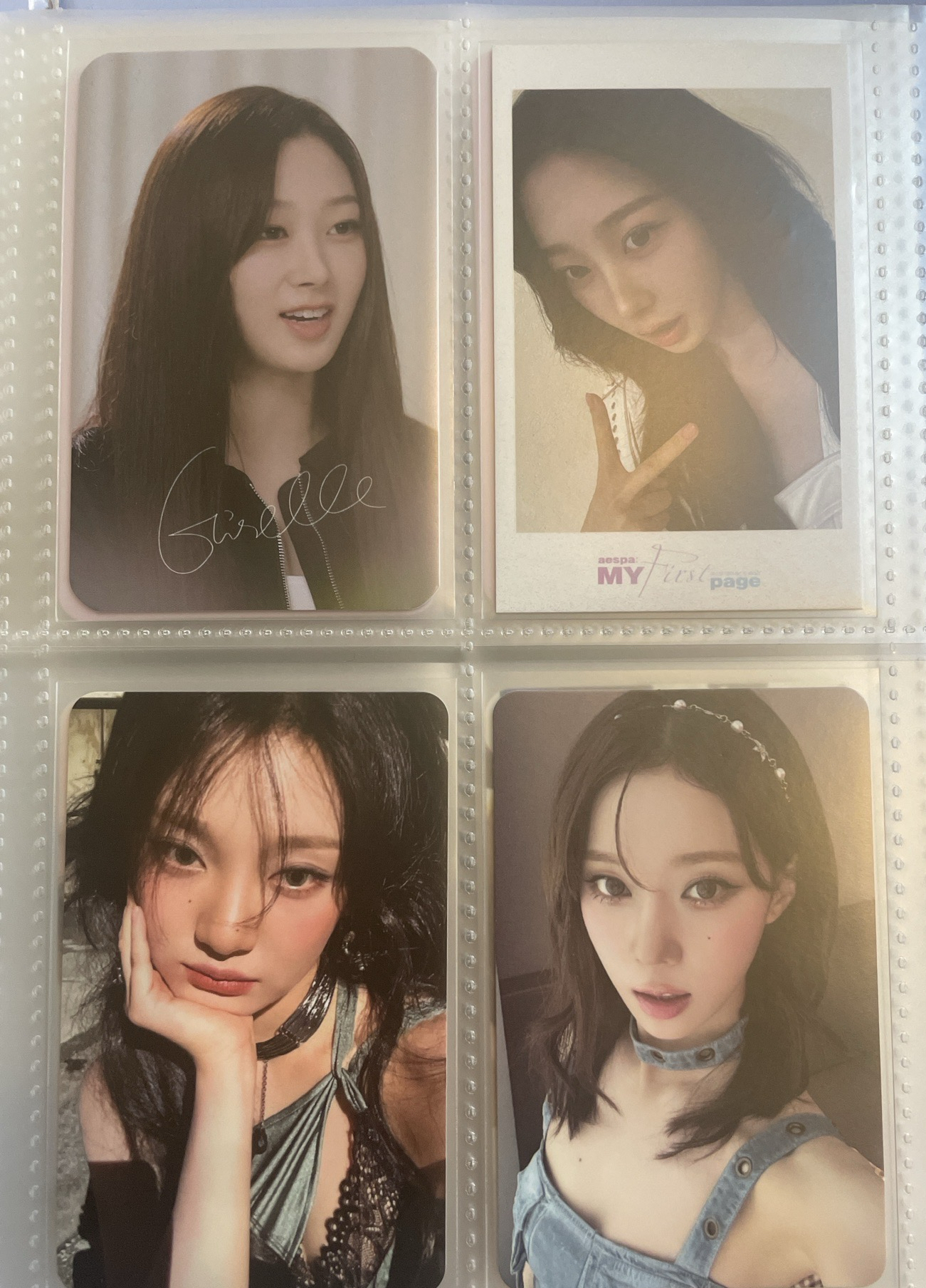 giselle 冬天 寧寧小卡