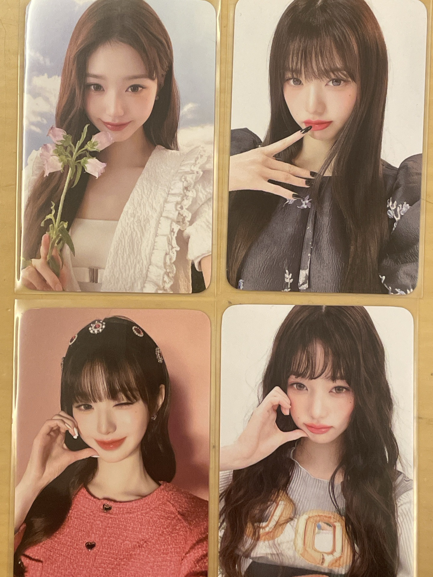 隱眼代言卡(四張不拆)