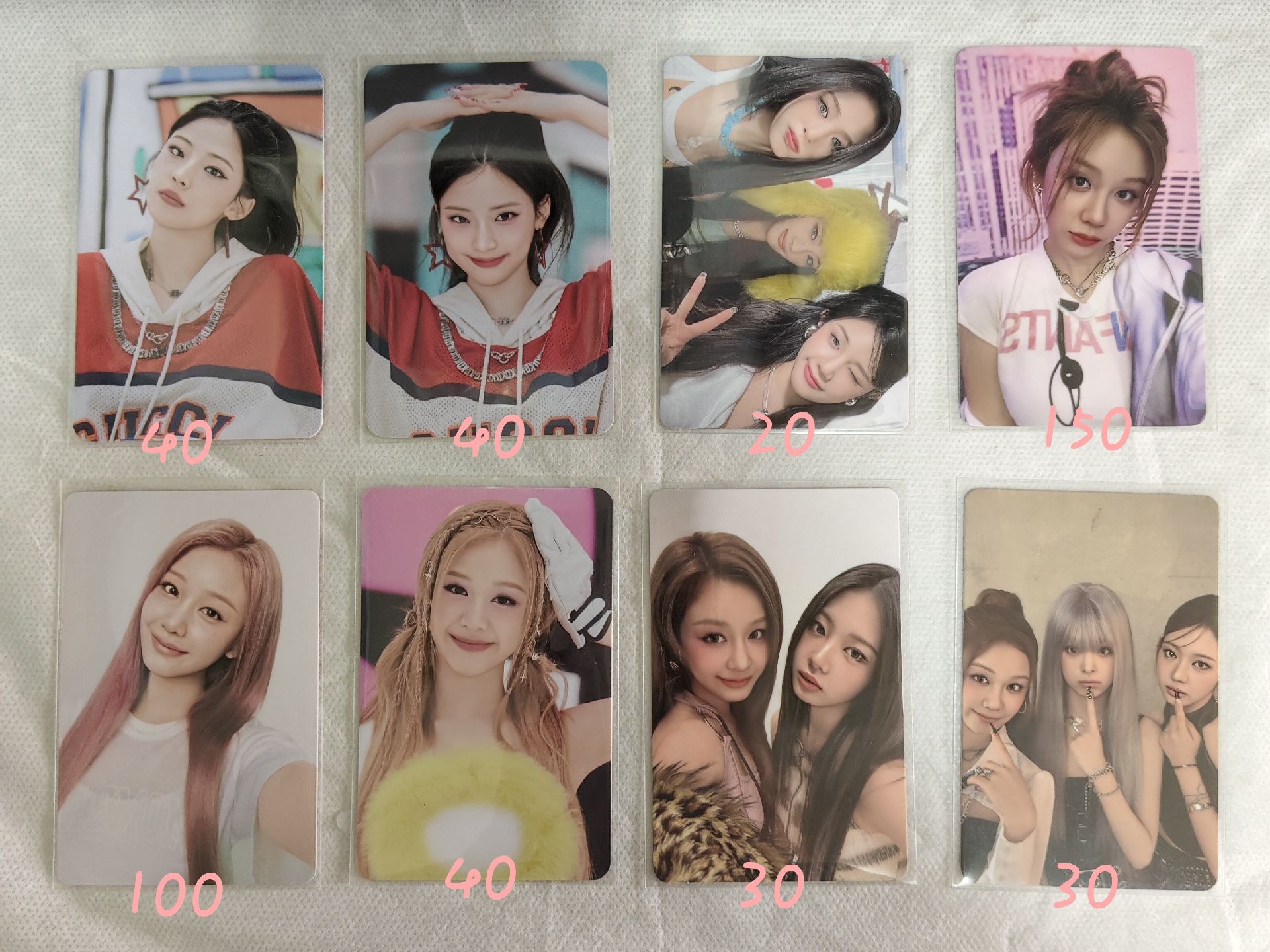 Ruka Pharita Ahyeon Rora專卡 辣醬/澀谷隨機卡 uniqlo代言卡