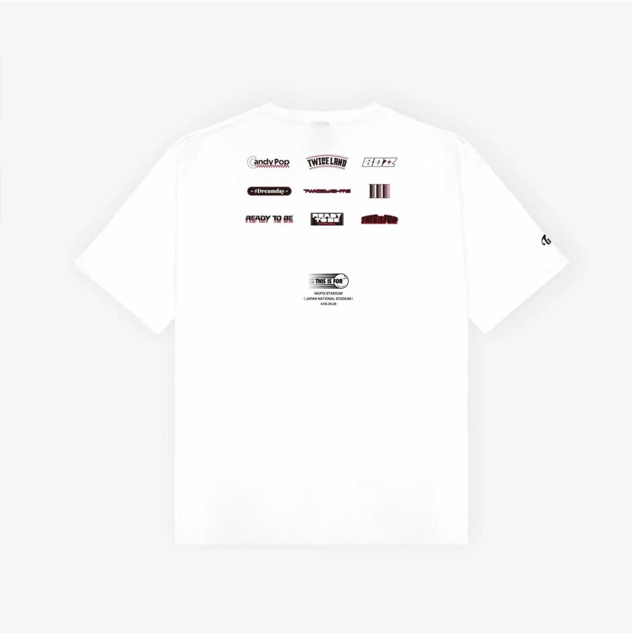 ［預購］TWICE 六巡 新國立 白T