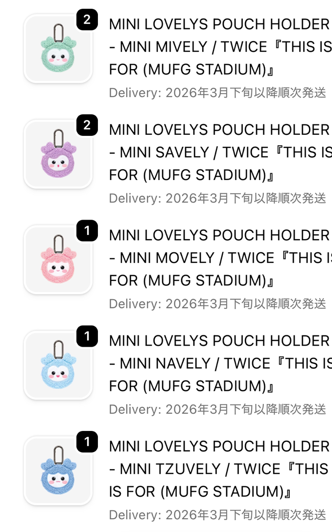 （第一批次）TWICE新國立日週 零錢包