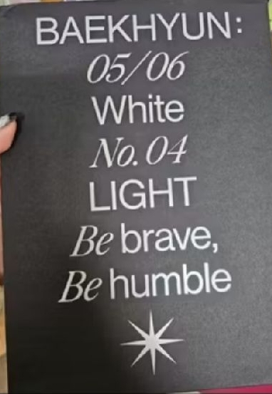 baekhyun 邊伯賢演唱會寫真書
