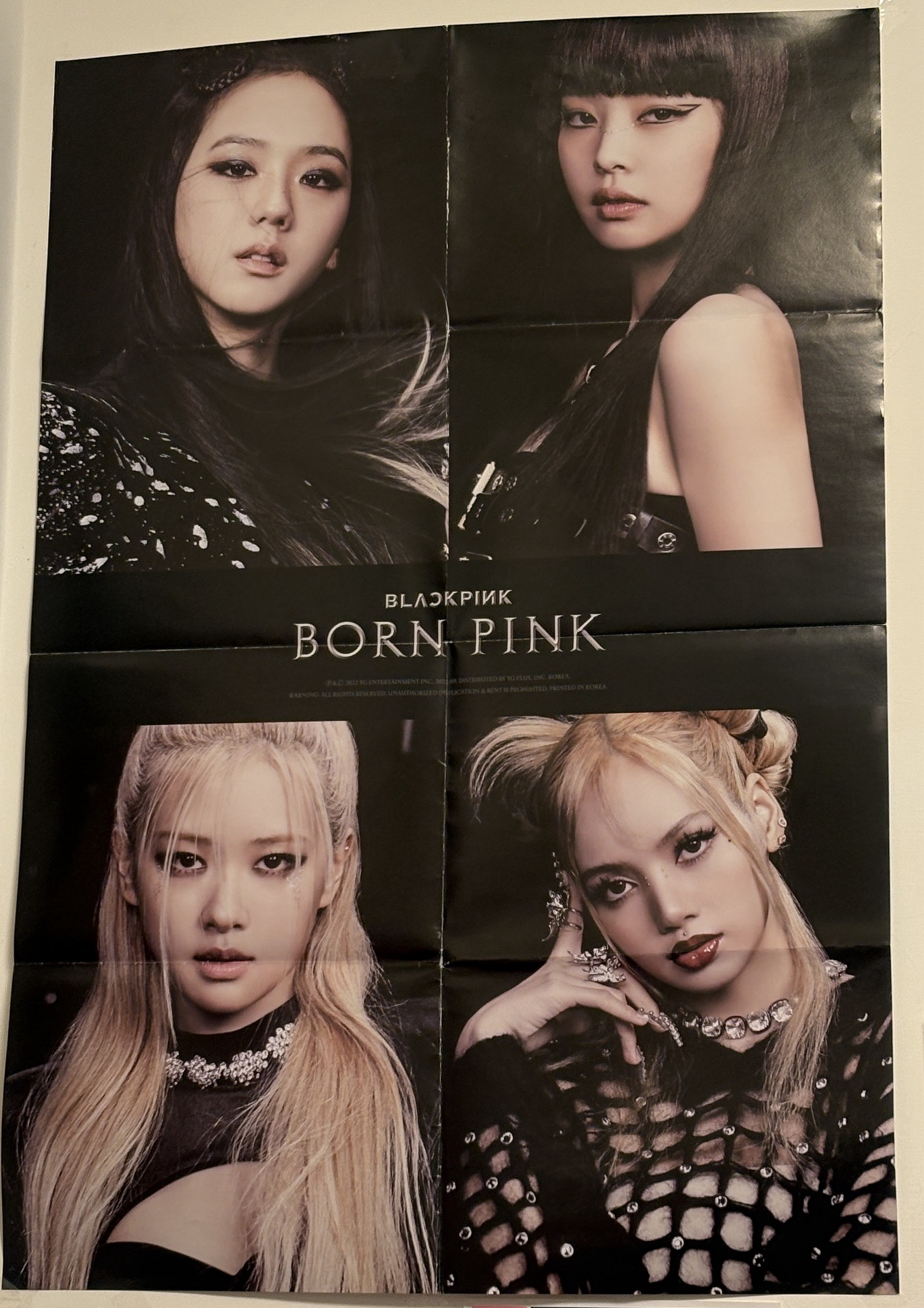 BLACKPINK 絕版大海報 黑版