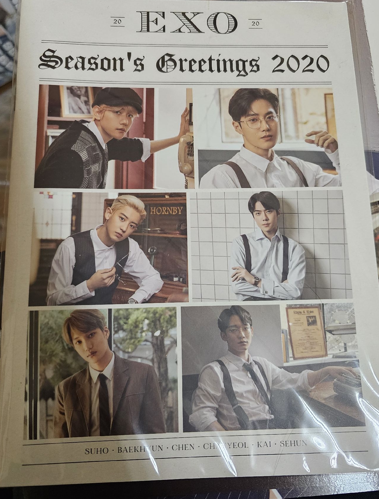 EXO 2020 年曆組-鍾大CHEN