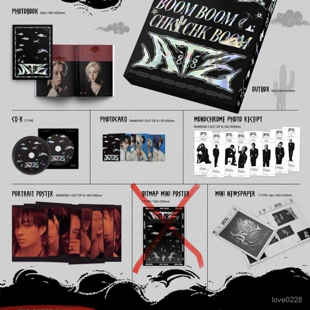 Stray Kids ATE ate ver.專輯（有損+無迷你海報）