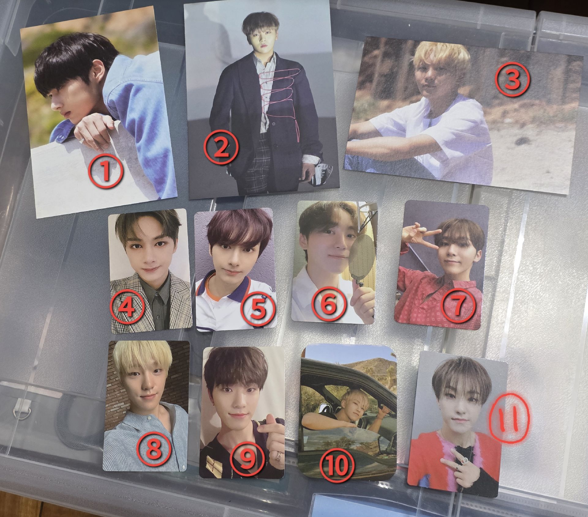 SEVENTEEN 17 歷年 小卡 明信片