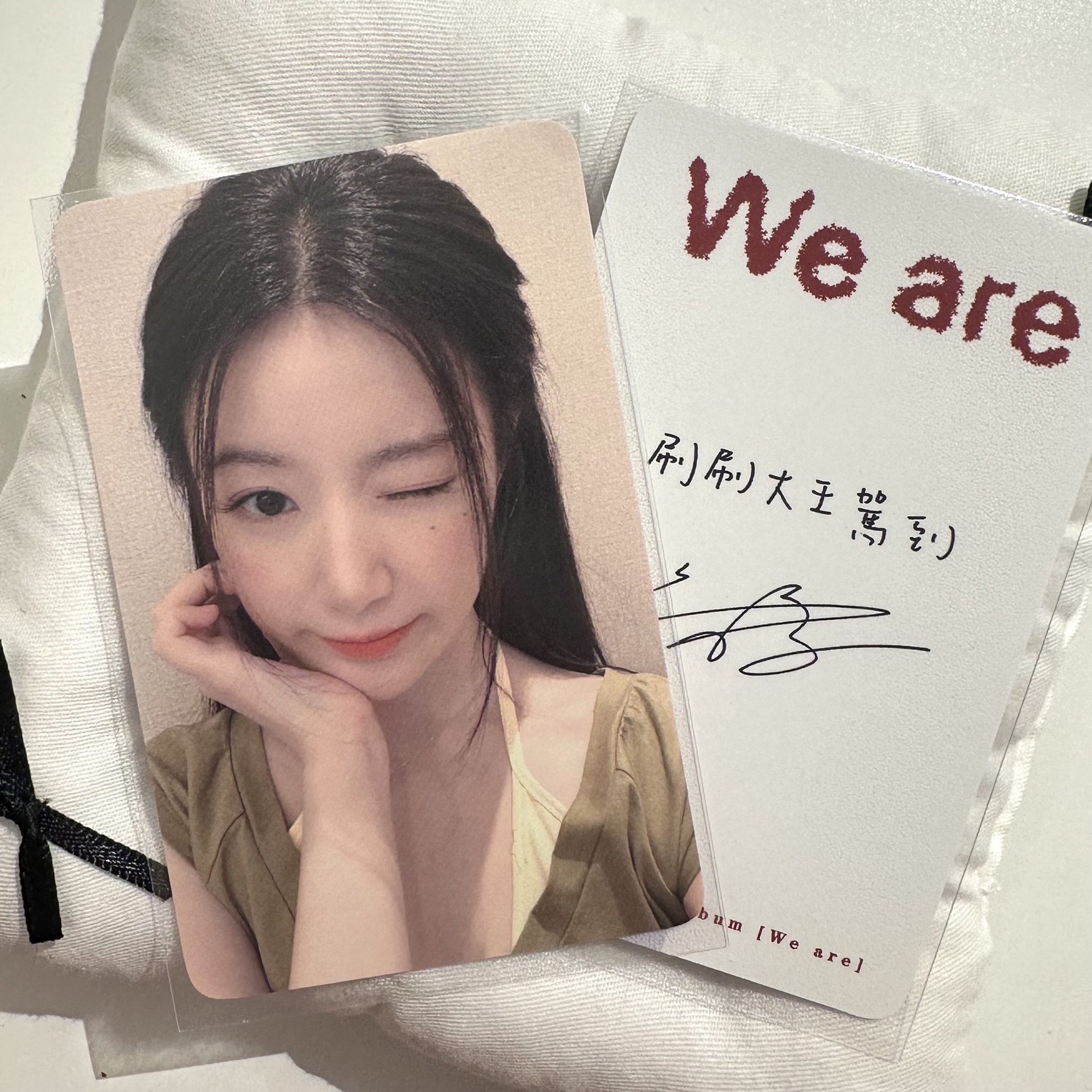 【特價/現貨】中背 We are 泡泡摩奇 線下 3.0 簽售卡 B ver 上海簽售  