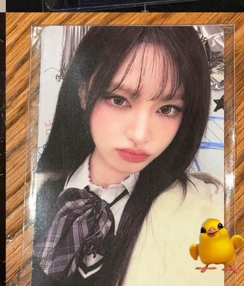 ive 栗校服打歌卡