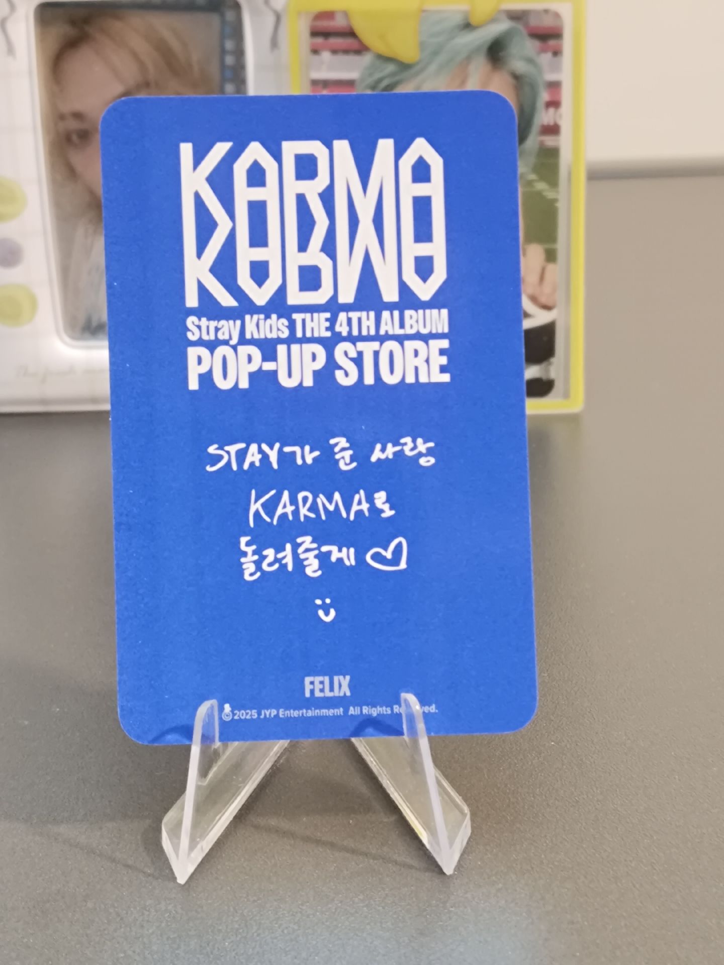 straykids Felix 特典卡