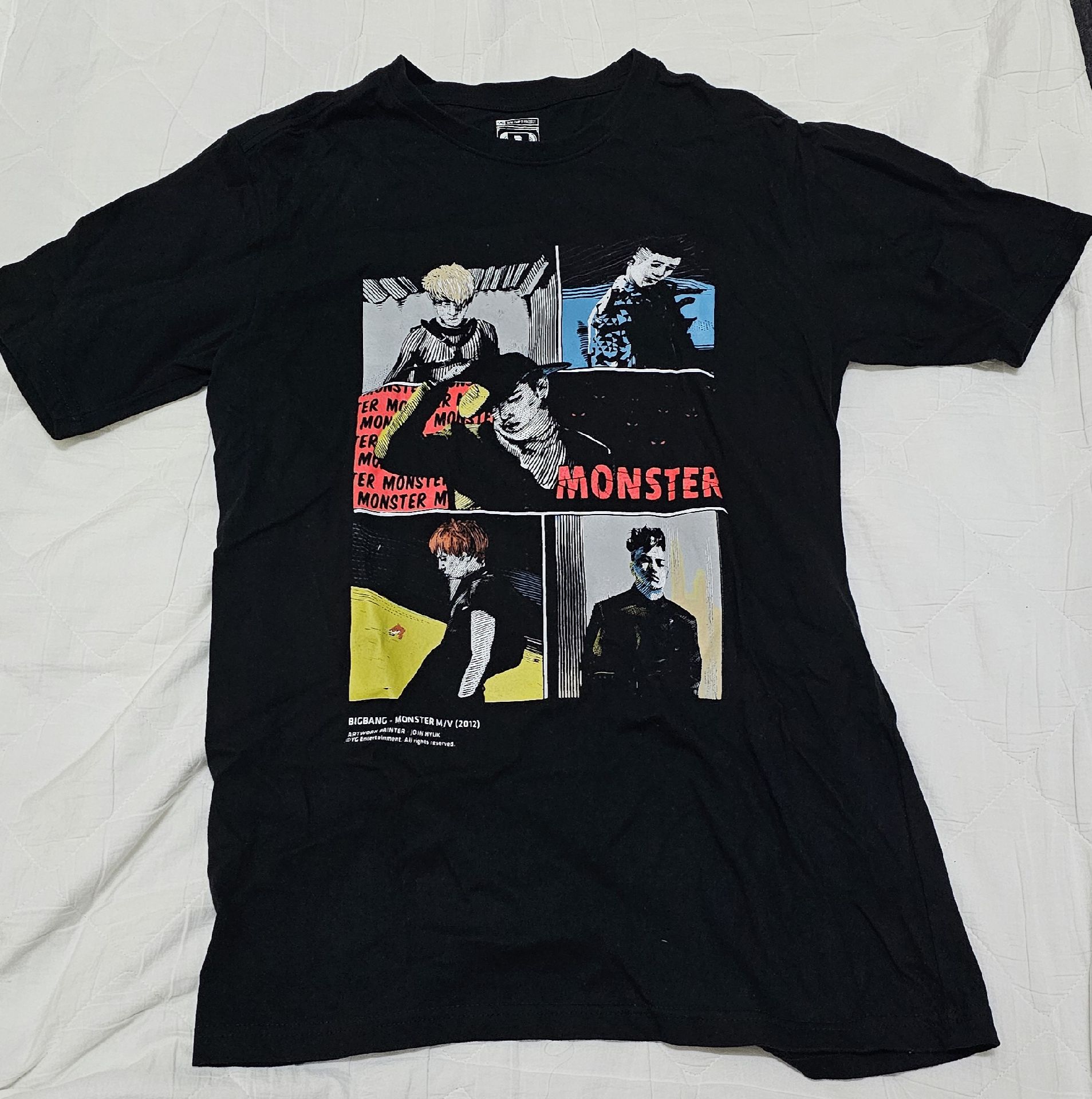 全新未下水 BIGBANG MONSTER MV T恤 韓國製 保存良好吊牌還在 3600
