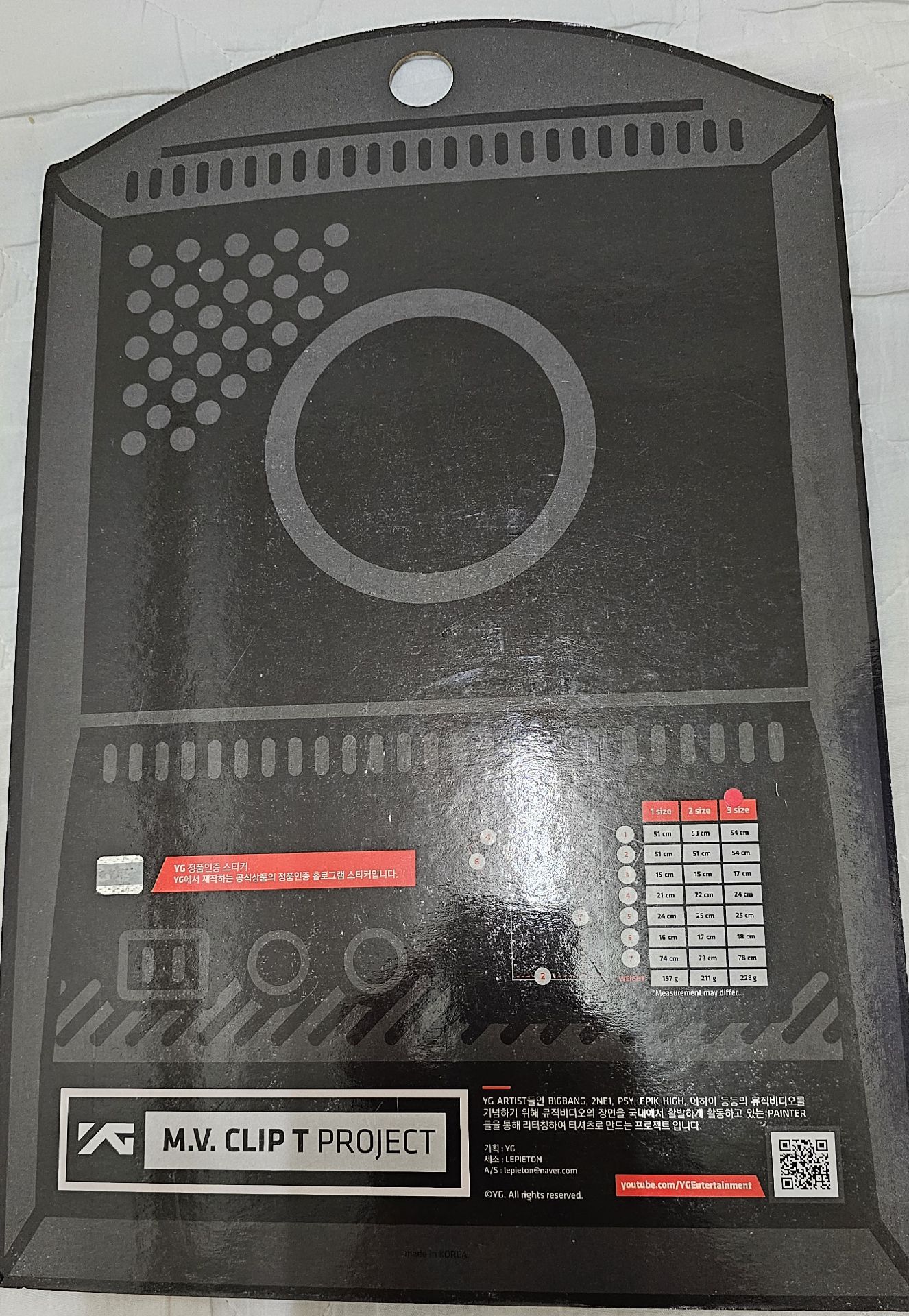 全新未下水 BIGBANG MONSTER MV T恤 韓國製 保存良好吊牌還在 3600