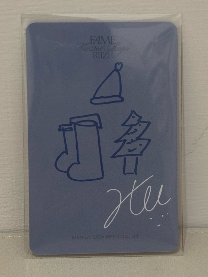 Riize Sohee 香港簽售卡