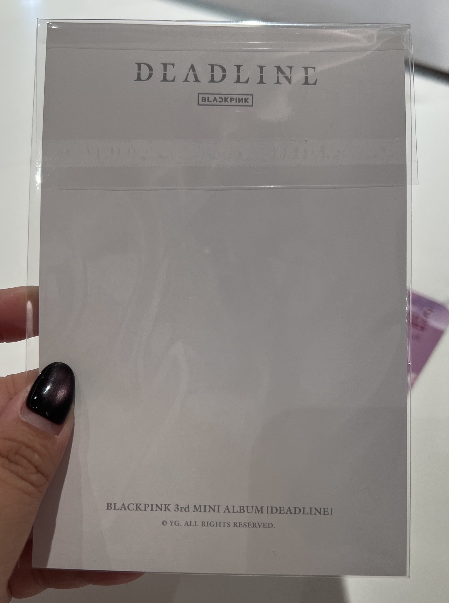 BLACKPINK DEADLINE 快閃店滿額明信片