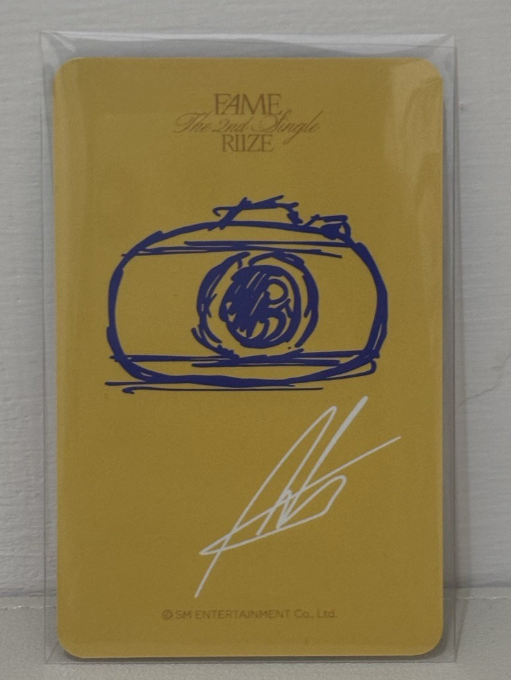 Riize Anton 香港簽售卡