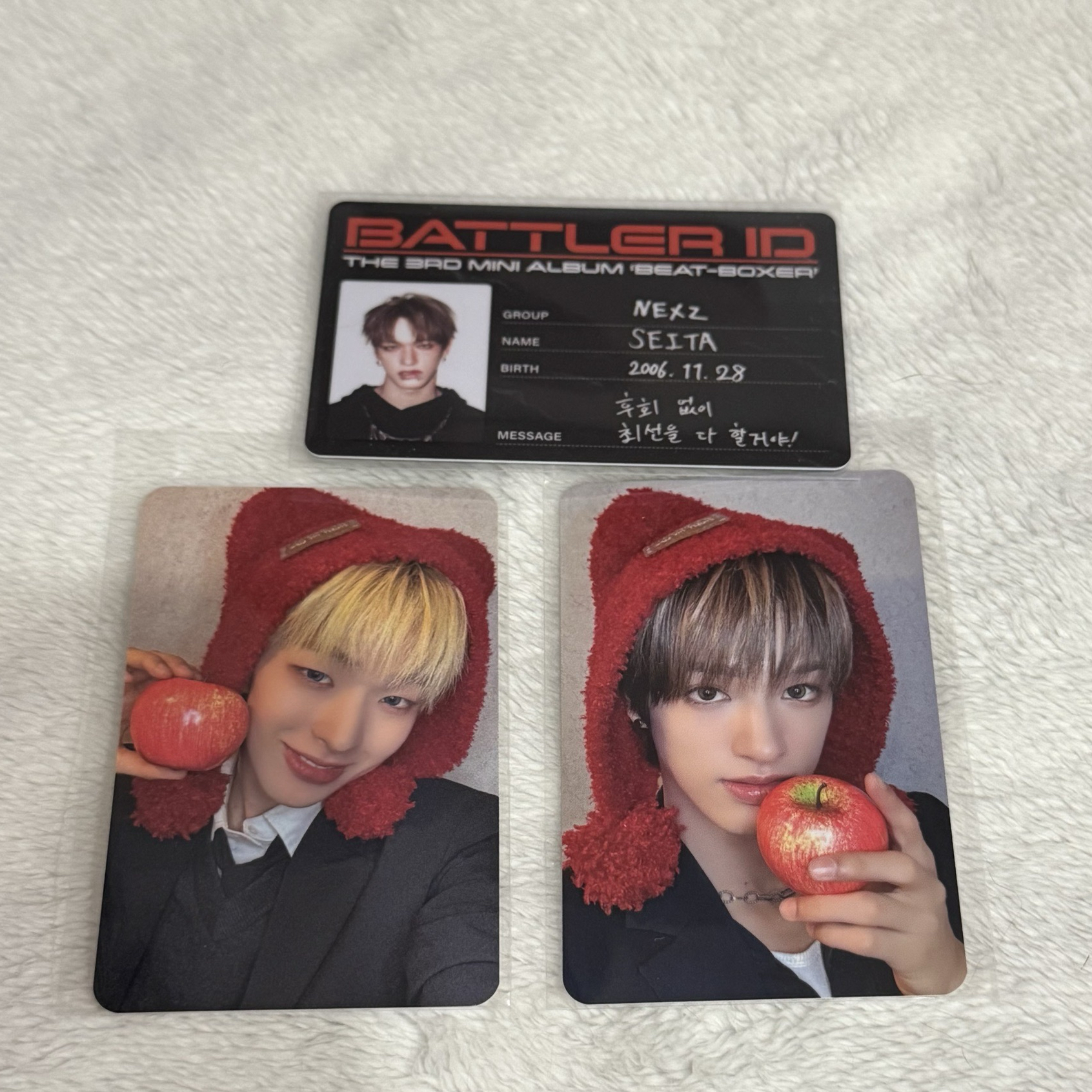 迷三 ms 台北線下2.0 簽名會 簽售卡 蘋果