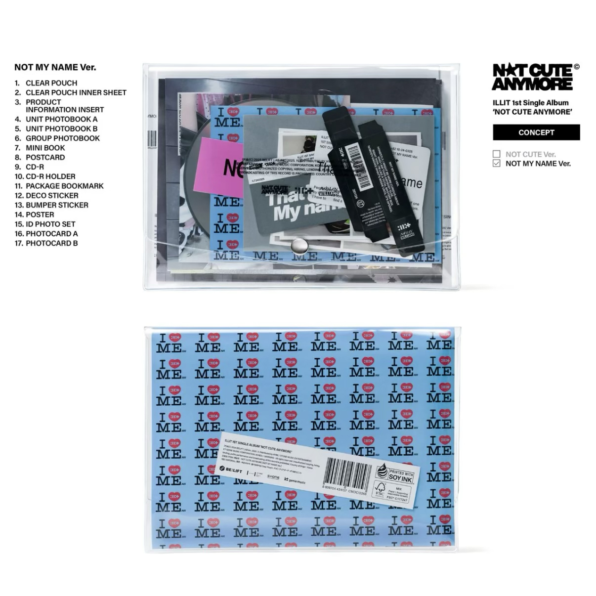 【現貨｜首批編號463】ILLIT NOT CUTE ANYMORE 一般版 未拆專輯 一套