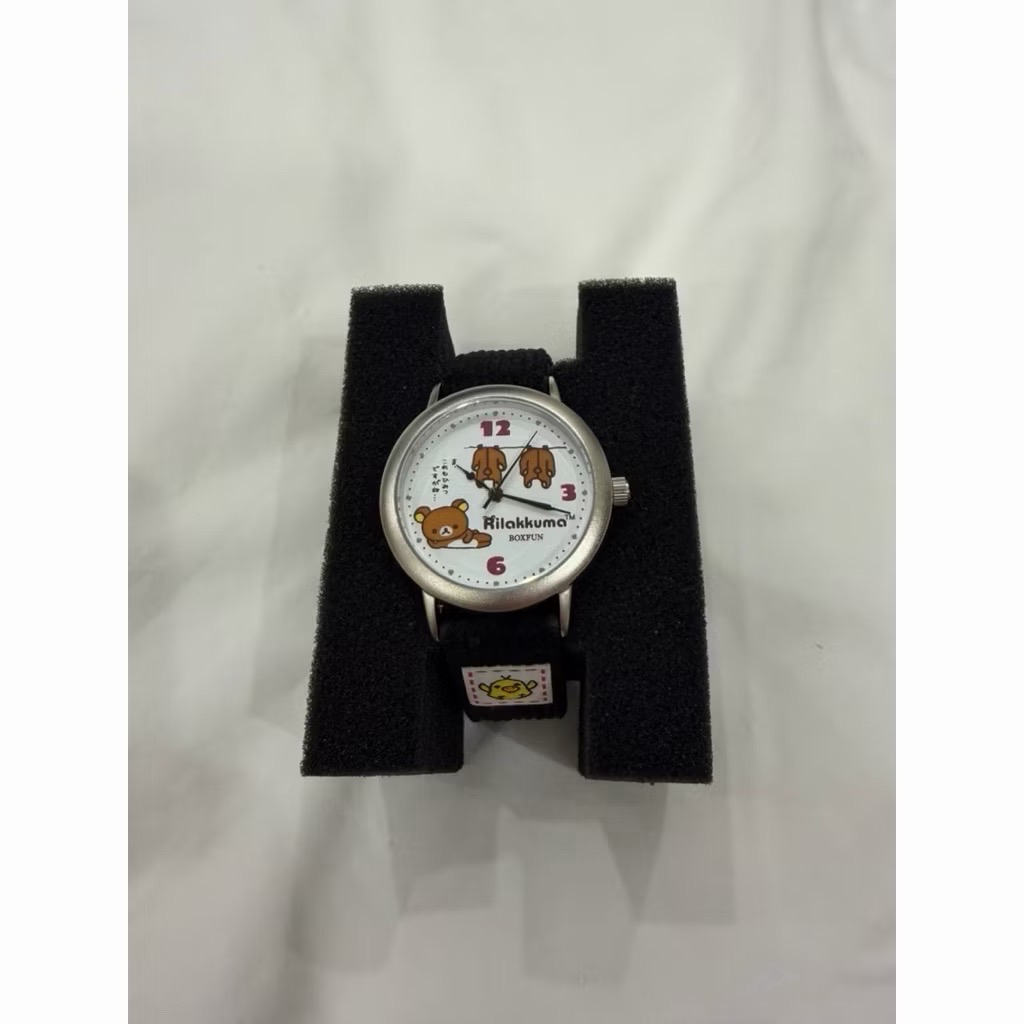 Rilakkuma麥和 x 拉拉熊咕嚕咕嚕系列 輕鬆熊拉拉熊手錶盒玩 盲盒 拉拉熊腕錶手錶 確認款 曬太陽