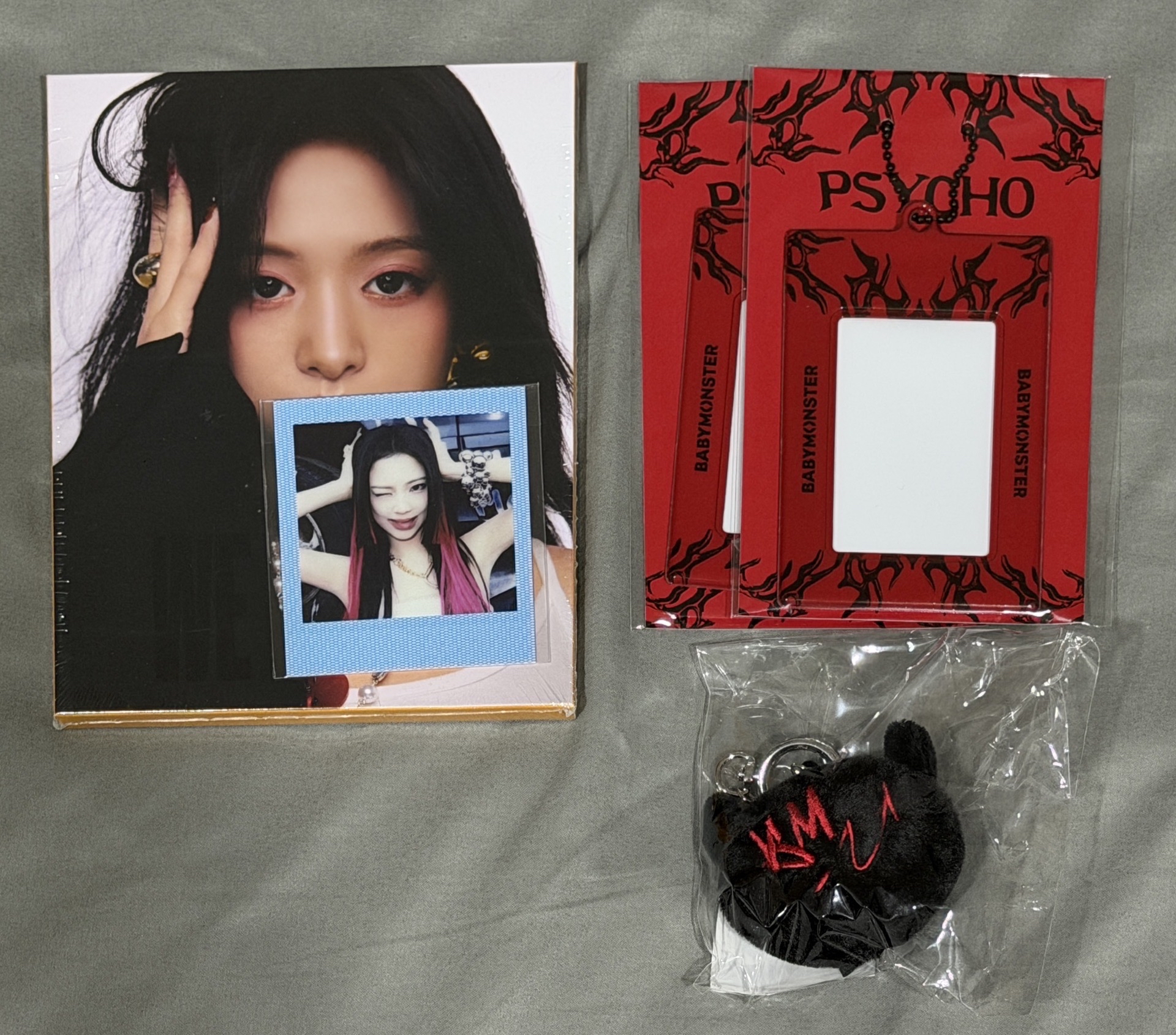 BABYMONSTER 周邊 未拆專 毛球 拍立得 單封