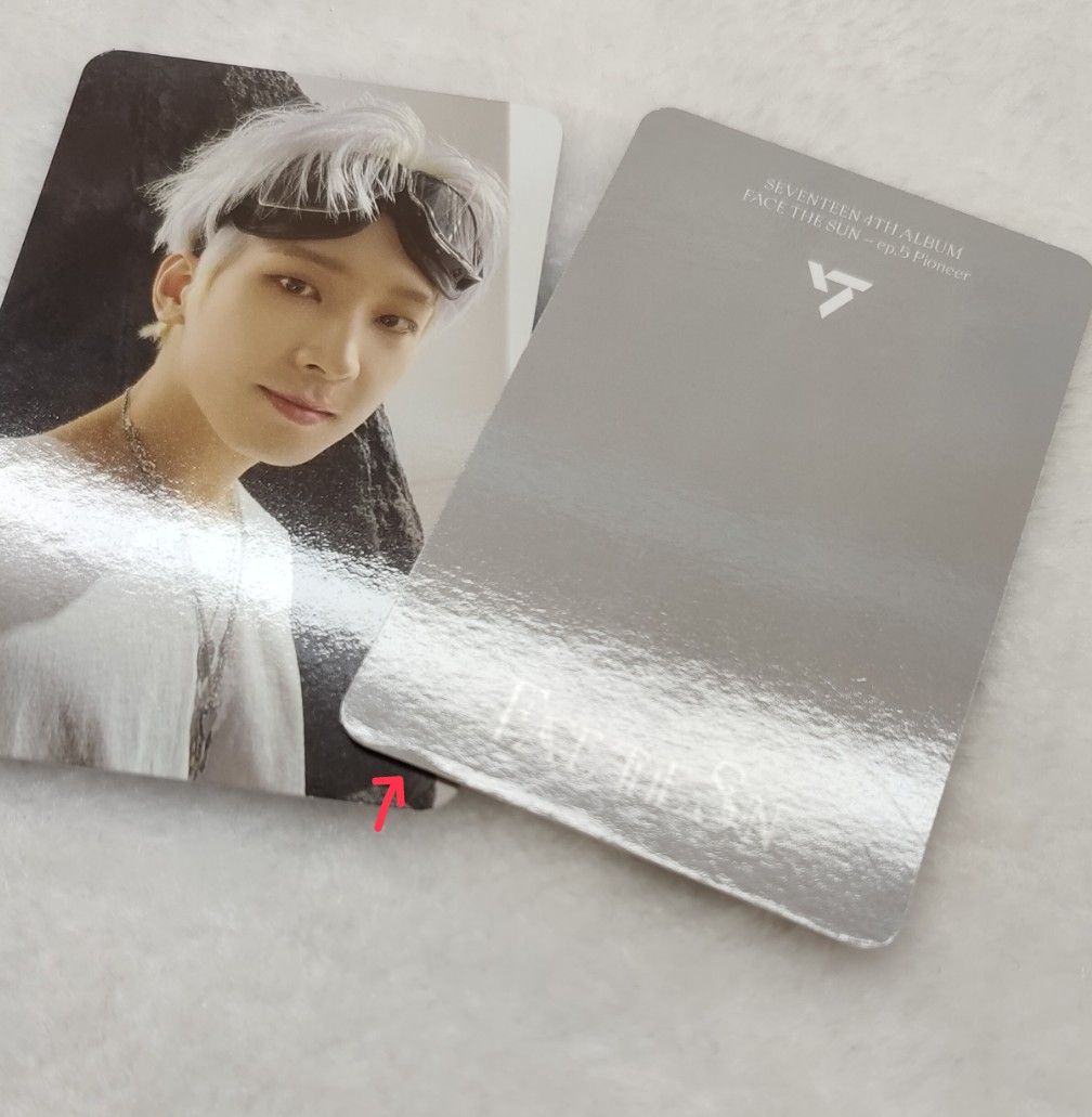 SEVENTEEN 正四 圓佑專卡 護目鏡圓