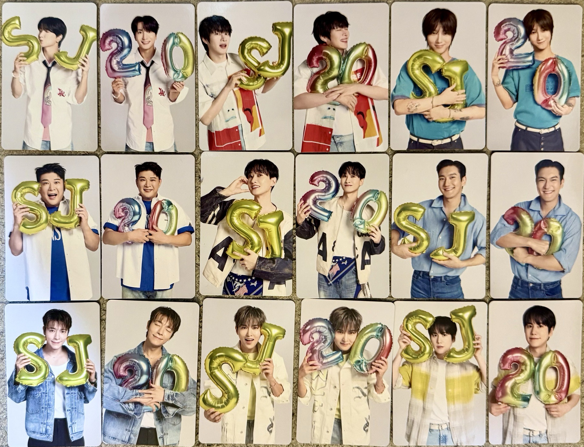 日週超市SJ market隨機小卡全套 利特希澈藝聲神童銀赫始源東海厲旭圭賢