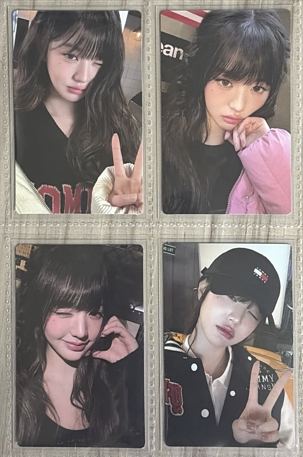 員瑛Tommy代言卡 四張一套