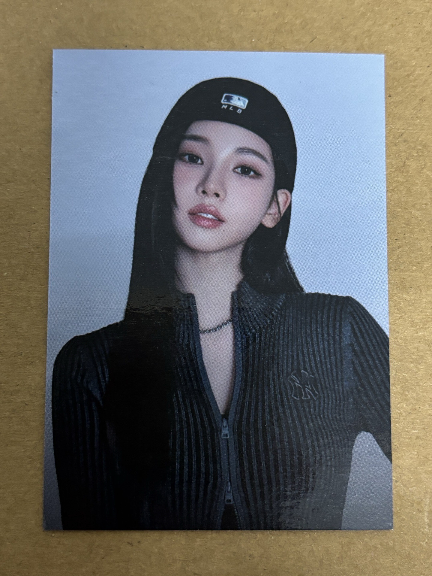 （瑕）aespa Karina 柚子 代言卡 MLB Karina 柚-