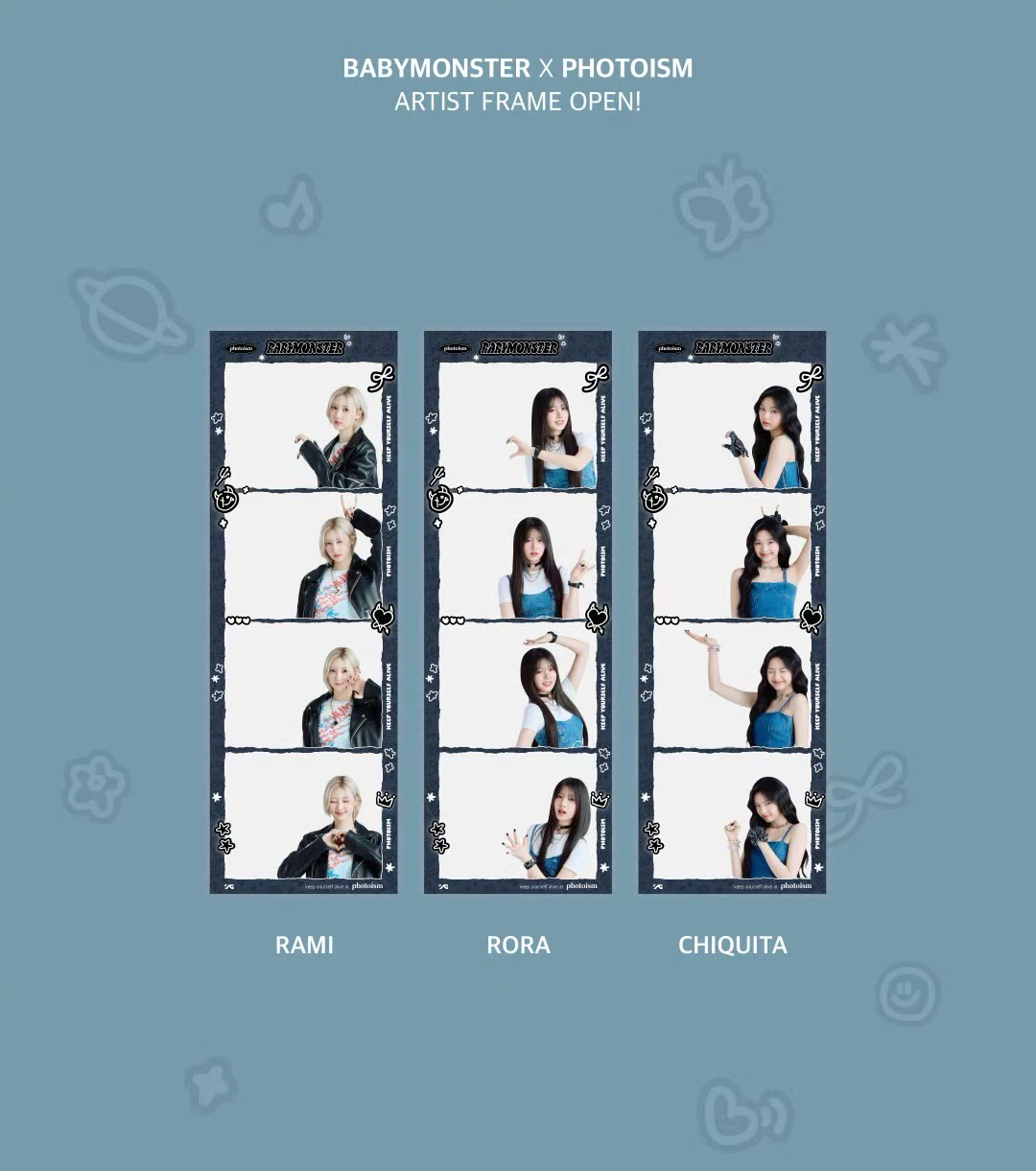 25世巡日本PHOTOSIM人生四格卡 藍ver.