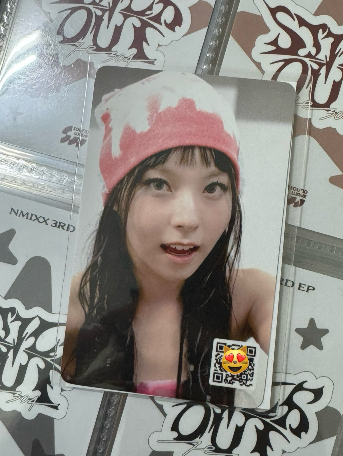 📌NMIXX STICK OUT jyp 幸運卡 語音卡圭