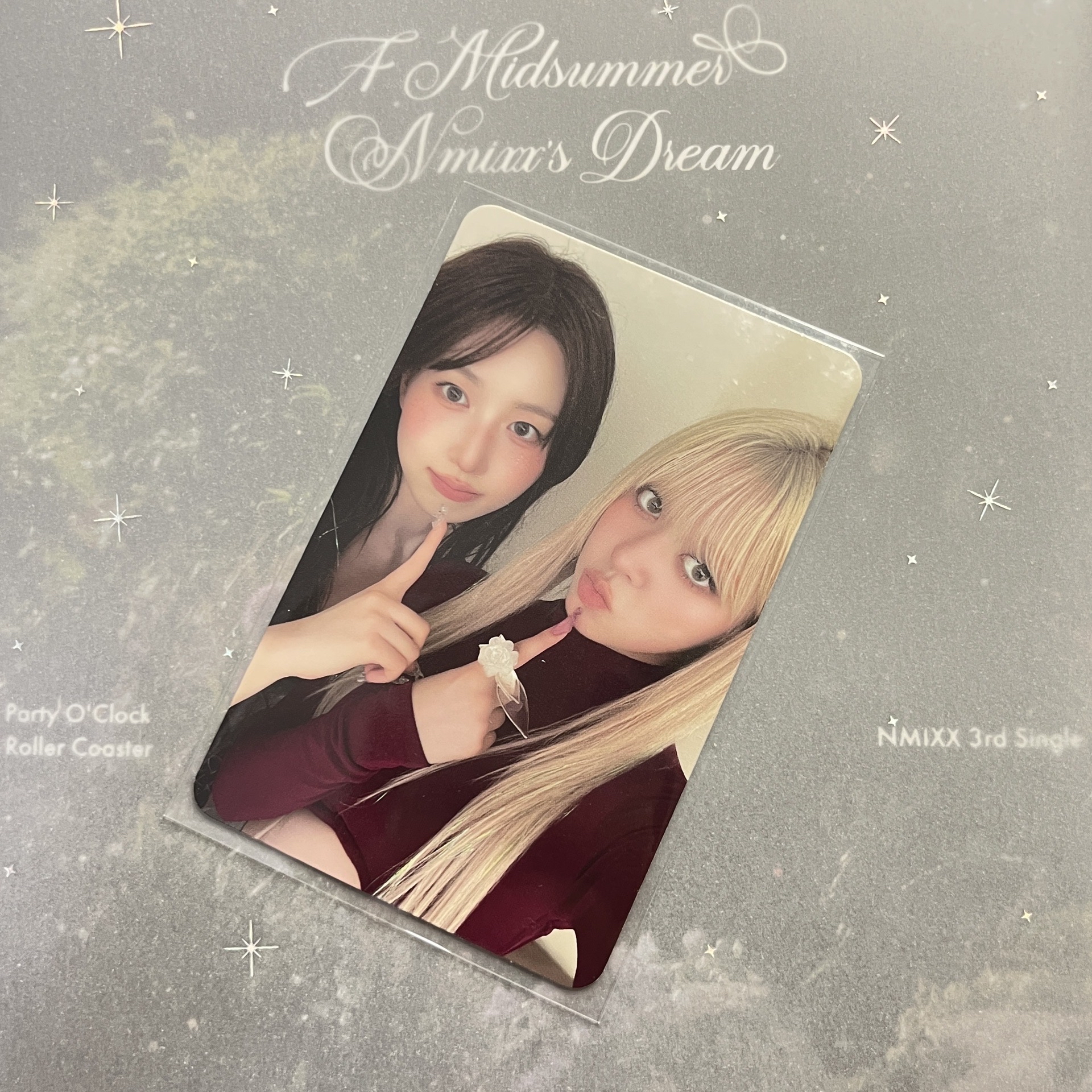 🐰正規一 莉嫄雙人專卡（白）