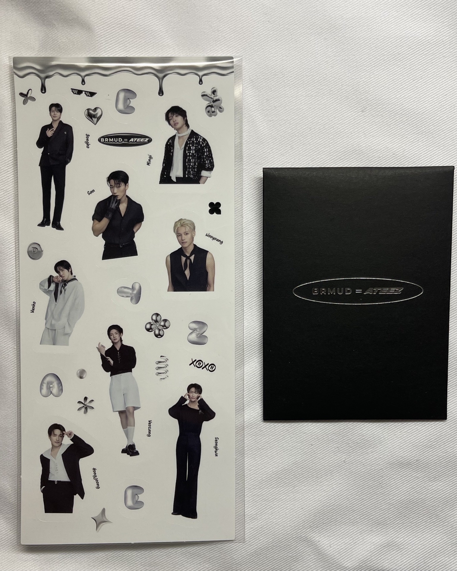BRMUD ATEEZ小卡+貼紙（不拆）