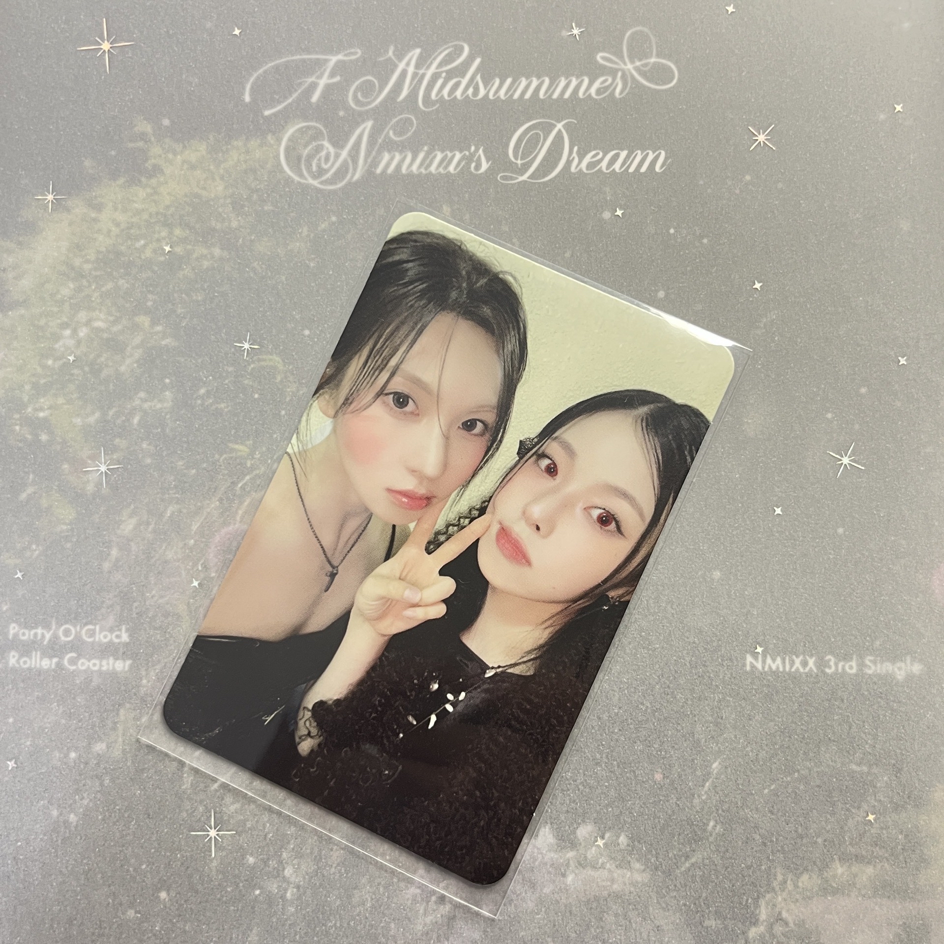 🐰Stick out 裴圭雙人專卡（黑）