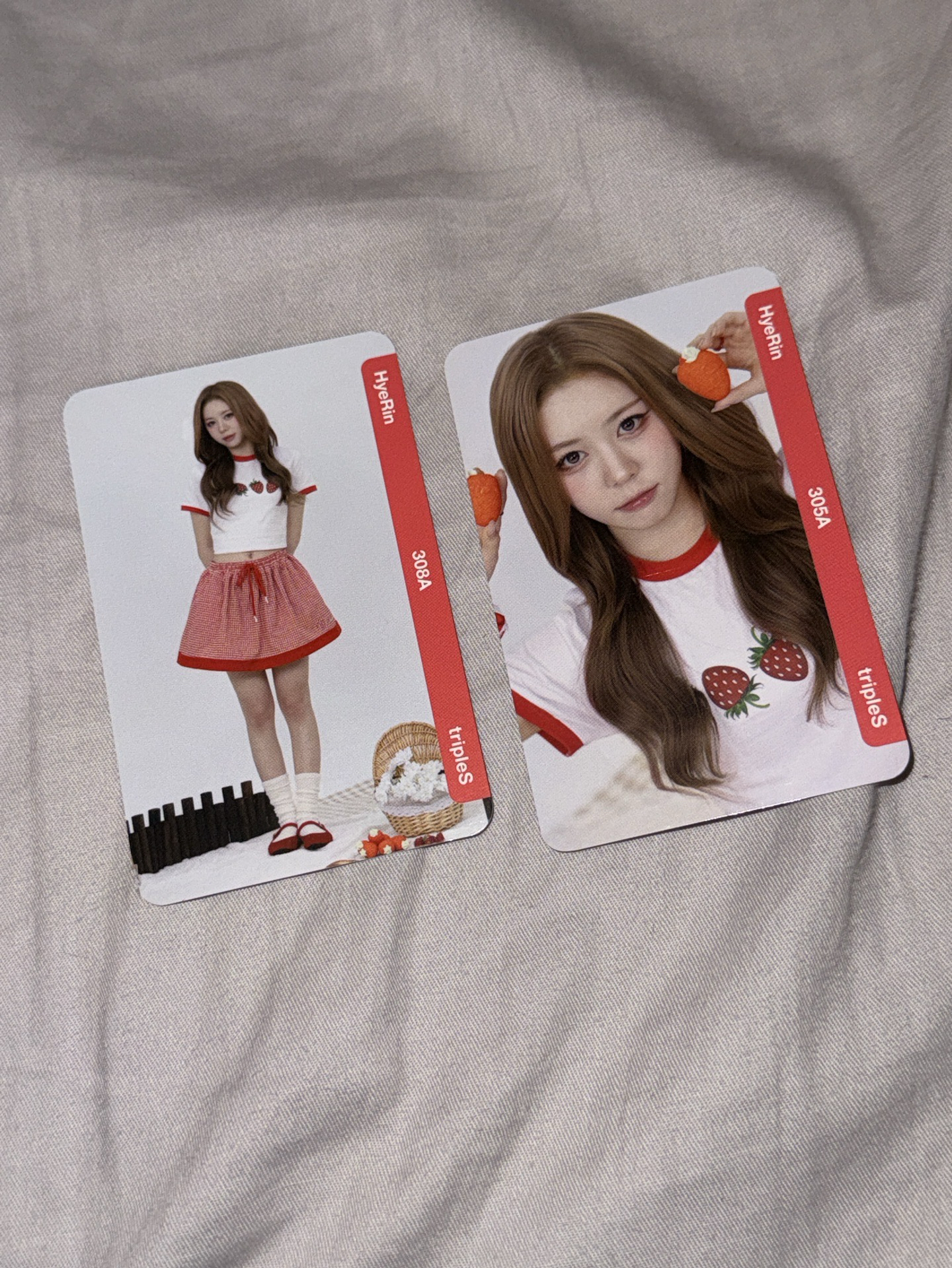 triples hyerin 草莓卡 aa305 aa308