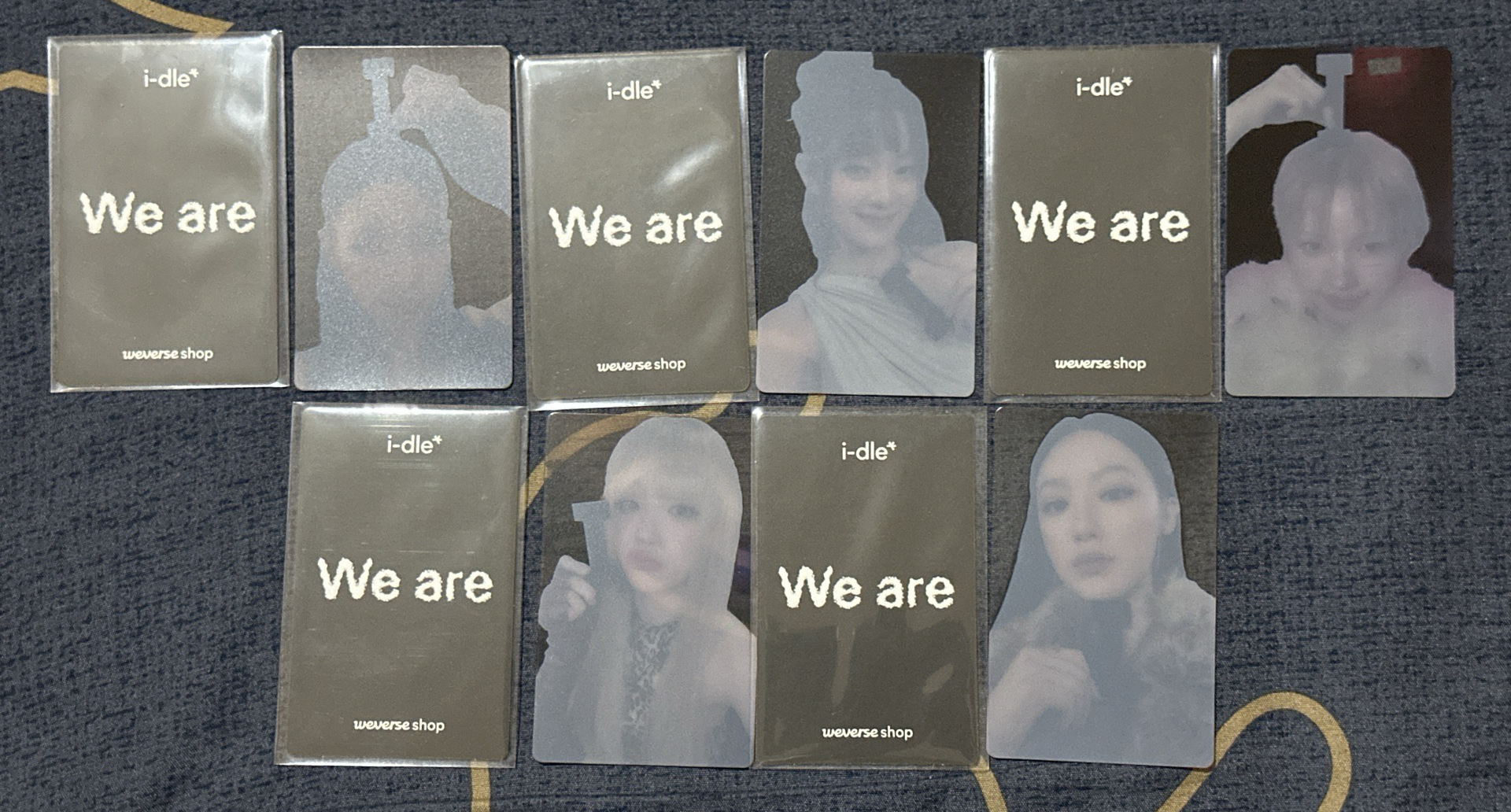 i-dle*《We are》迷你八輯 weverse wvs 預售特典+透卡