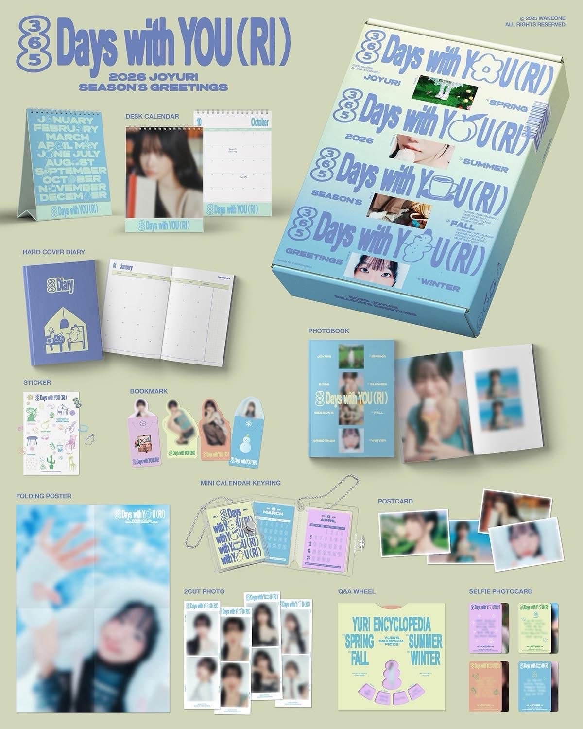 柔理 2026年曆+特典