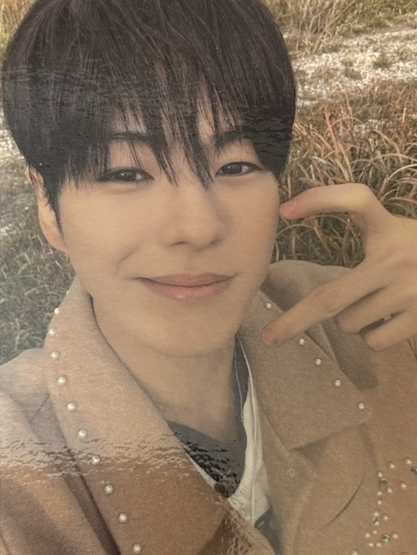 Treasure 寶石盒 尹材赫YG明洞線下特典卡  臉頰愛心